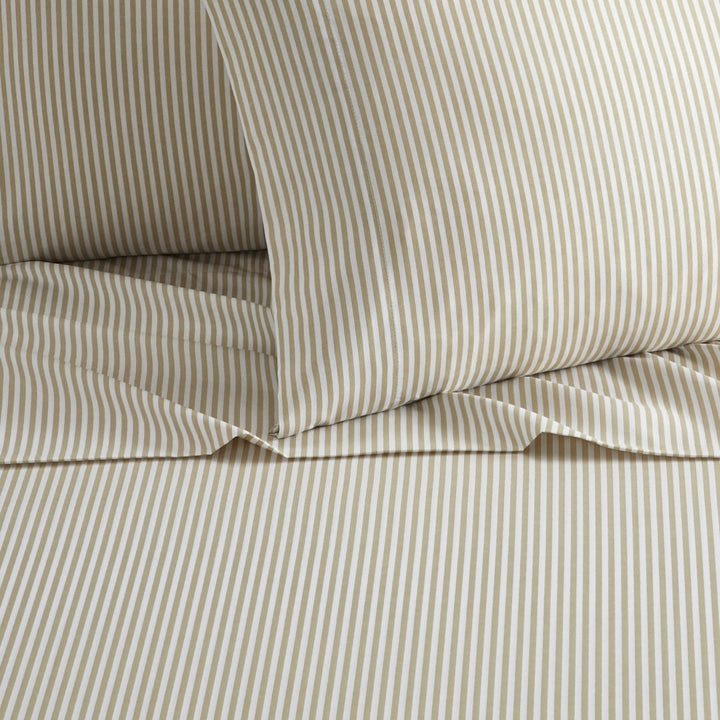 Rooke 3 or 4 Piece Sheet Set Super Soft Contemporary Two Tone Striped Image 6