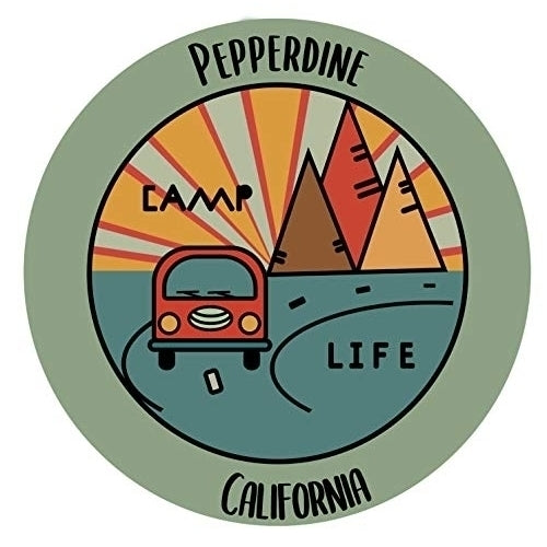 Pepperdine California Souvenir Decorative Stickers (Choose theme and size) Image 1