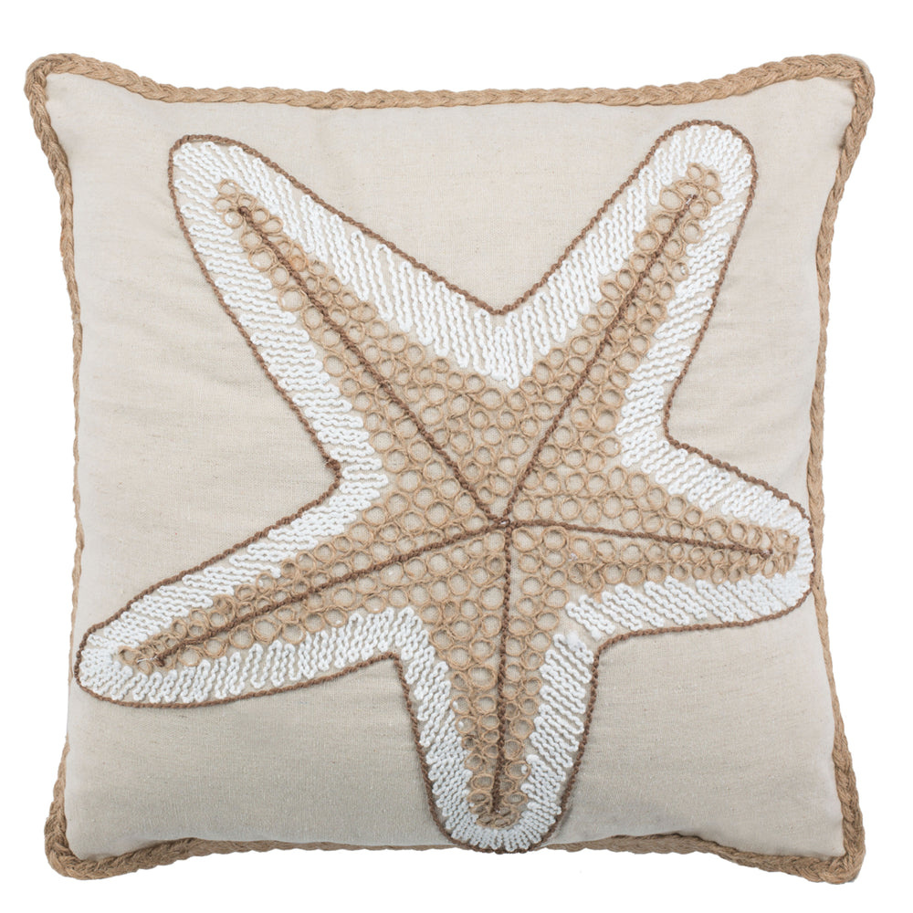 SAFAVIEH Hema Starfish Pillow Natural Image 2