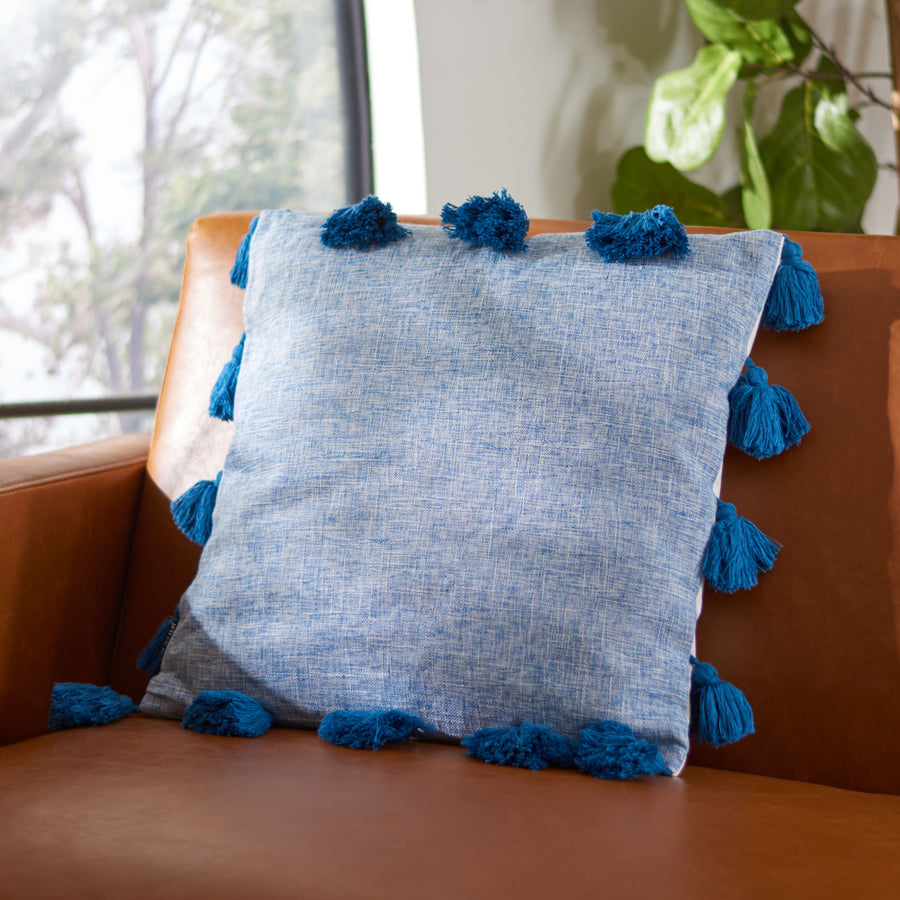 SAFAVIEH Lonelli Pillow Blue Image 1