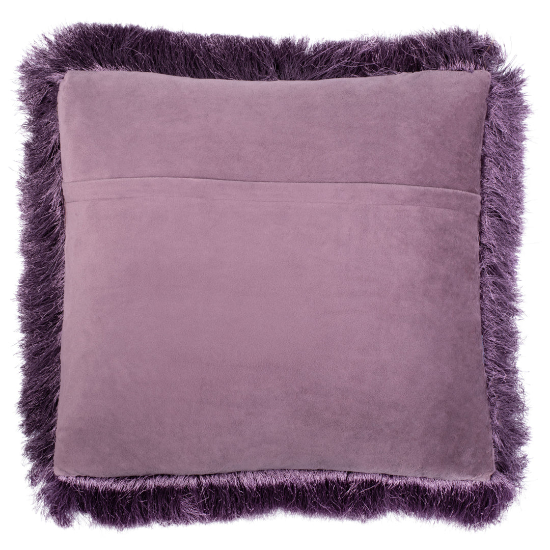 SAFAVIEH Cali Shag Pillow Purple Image 3