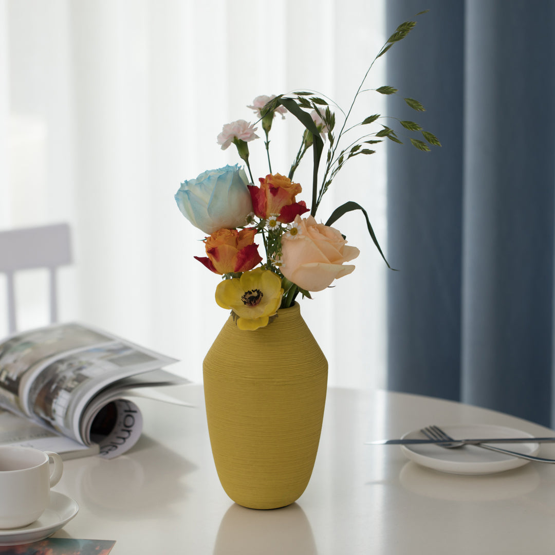 Decorative Ceramic Vase, Modern Style Centerpiece Table Vase Image 8