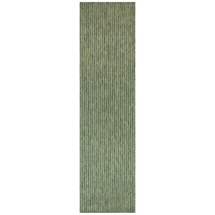 Liora Manne Carmel Texture Stripe Indoor Outdoor Area Rug Green Image 8