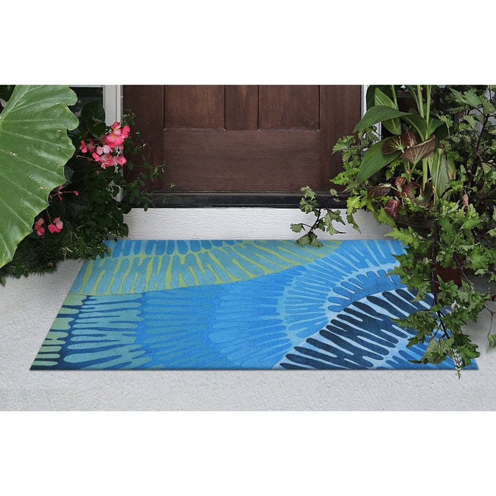 Liora Manne Visions IV Cirque Indoor Outdoor Area Rug Caribe Image 2