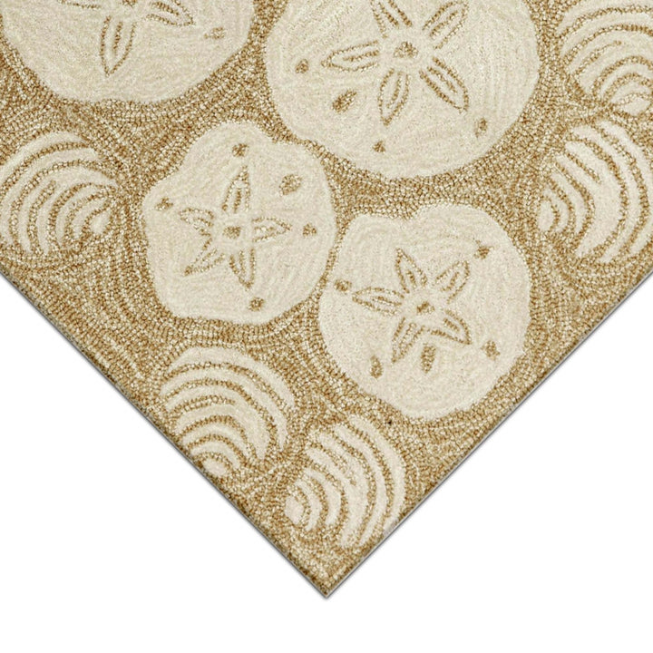 Liora Manne Frontporch Shell Toss Indoor Outdoor Area Rug Natural Image 4