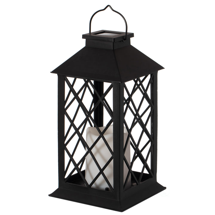 Decorative Garden Patio Hanging LED Candle Lantern for Outdoors Table, Lawn and Deck Image 2