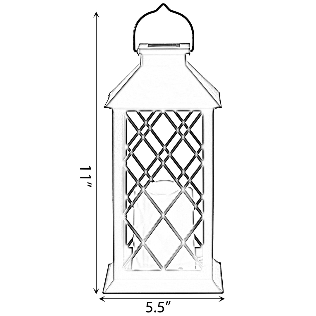 Decorative Garden Patio Hanging LED Candle Lantern for Outdoors Table, Lawn and Deck Image 4