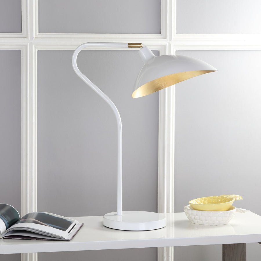 SAFAVIEH Giselle Table Lamp  White / Gold Image 1