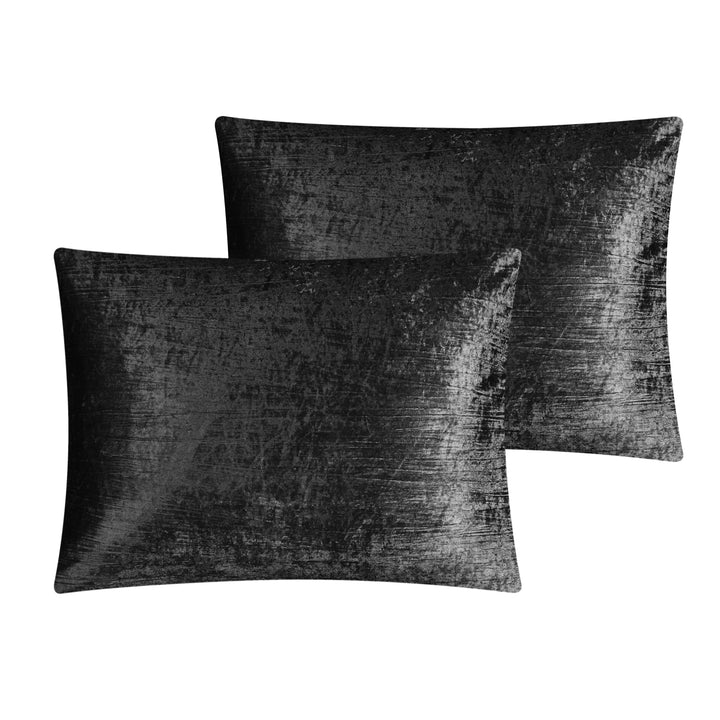 Aashvi Comforter Set -Crinkle Velvet , Luxuriously Shiny Image 11