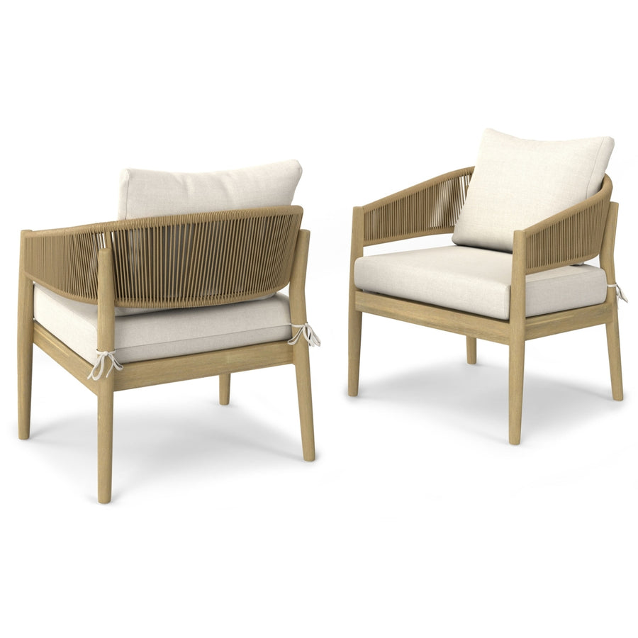 Bayshore Outdoor Conversation Chair (Set of 2) Image 1