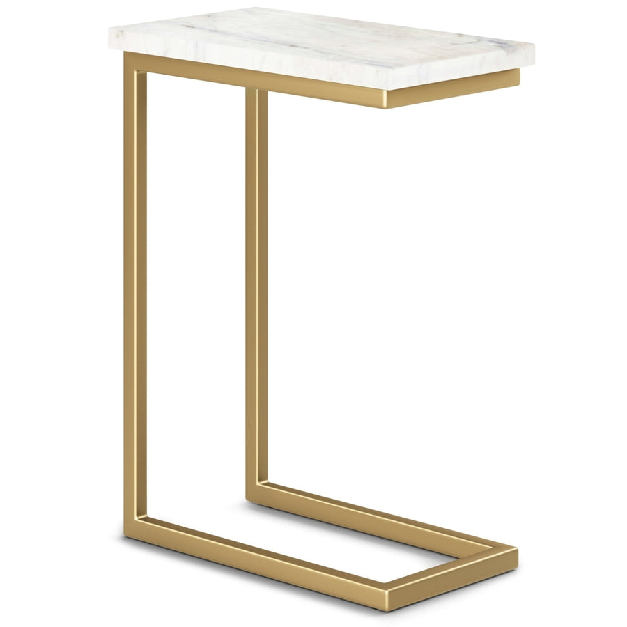 Skyler C Side Table with Marble Top Image 1