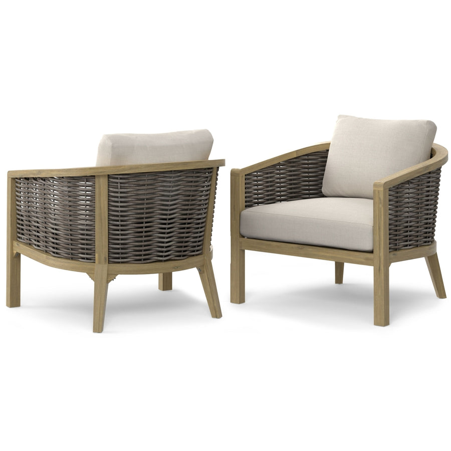 Parkside Outdoor Conversation Chair (Set of 2) Image 1