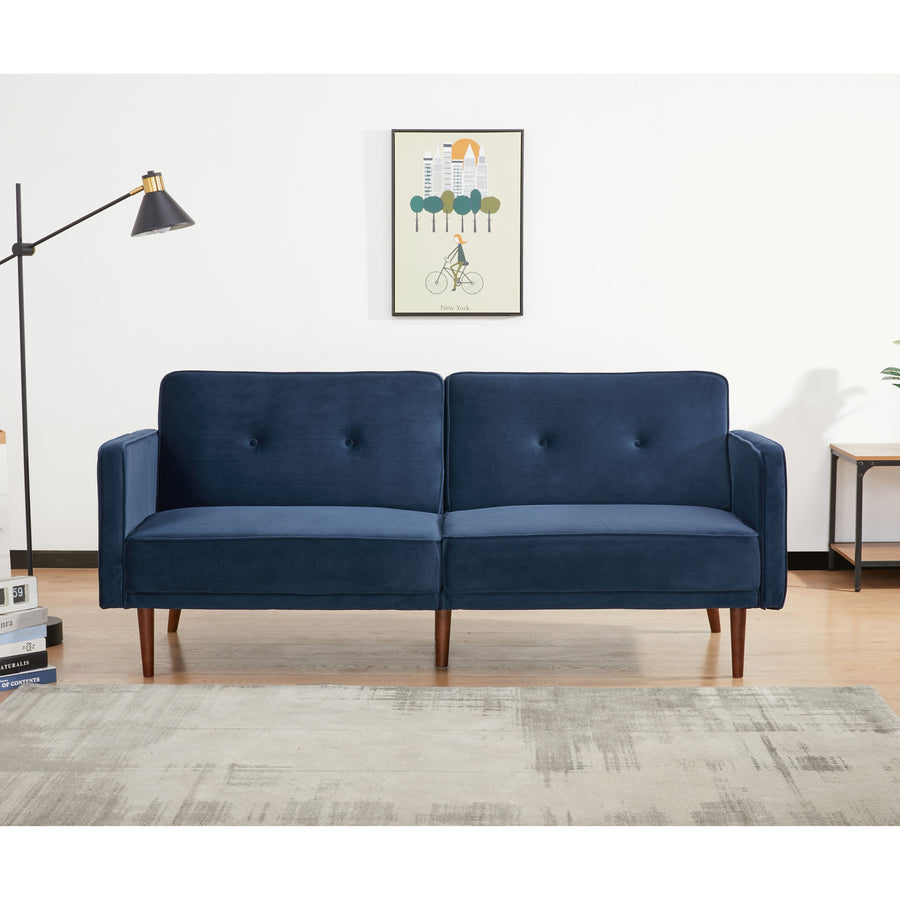 Moreno Convertible Sofa: Modern Sleeper Sofa for Small Spaces with Transforming Lounging and Sleeping Positions, Unique Image 1