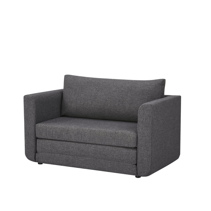 Resort-Worthy Comfort: Sleeper Loveseat with Fold-Out Design for Twin-Sized Bed  Sturdy Wood Base, Foam Cushion, Solid Image 3