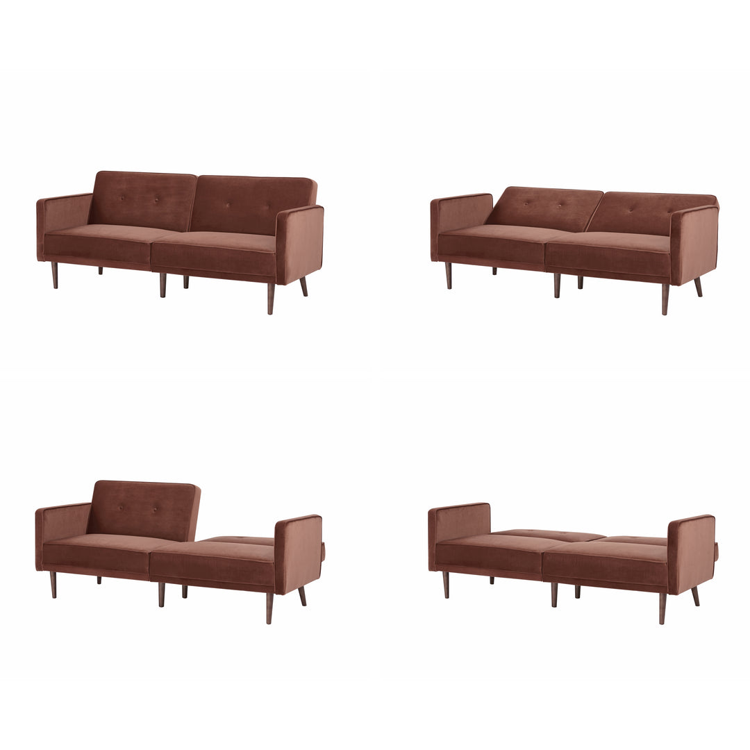Moreno Convertible Sofa: Modern Sleeper Sofa for Small Spaces with Transforming Lounging and Sleeping Positions, Unique Image 8