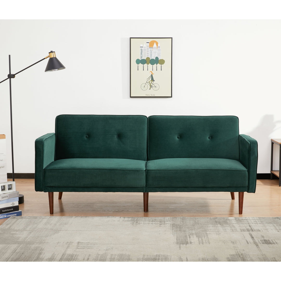 Moreno Convertible Sofa: Modern Sleeper Sofa for Small Spaces with Transforming Lounging and Sleeping Positions, Unique Image 9
