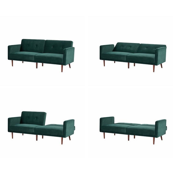 Moreno Convertible Sofa: Modern Sleeper Sofa for Small Spaces with Transforming Lounging and Sleeping Positions, Unique Image 12