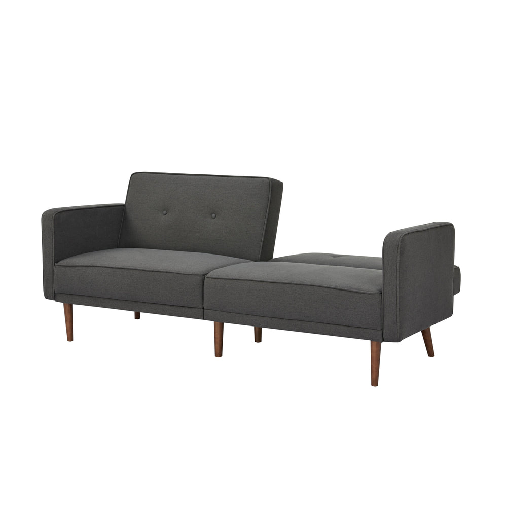Moreno Convertible Sofa: Modern Sleeper Sofa for Small Spaces  Twin Size, Split Back, Multi-Position  Soft Polyester Image 2