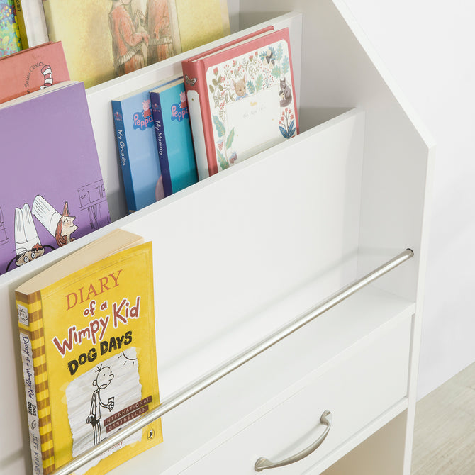 Haotian KMB39-W, Children Kids Bookcase Book Shelf Storage Display Rack Organizer Holder Image 3