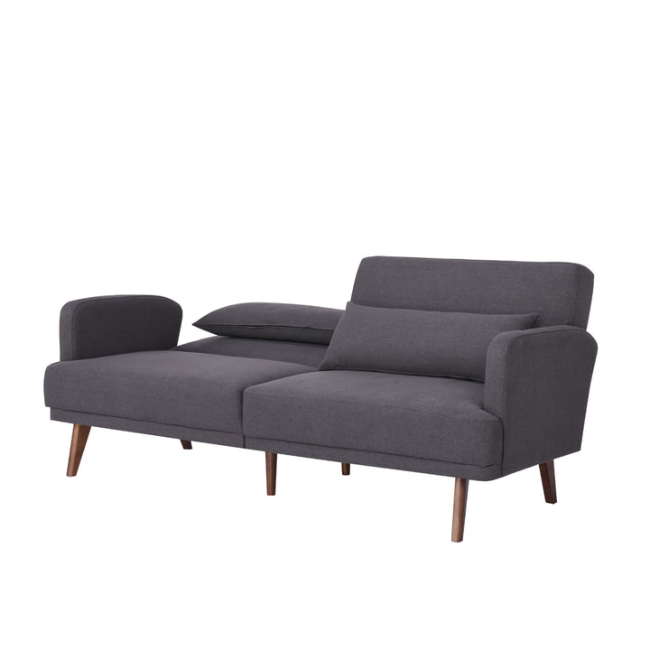 Tacoma Convertible Sofa: Modern Comfort for Small Living Spaces  Twin Sleeper Size, Multi-Position Design Image 7
