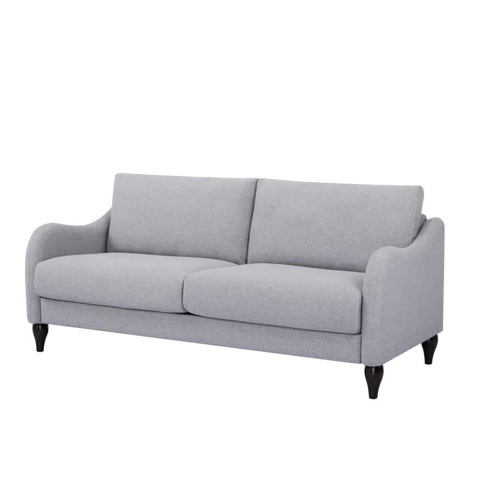 Reno Upholstered Sofa: Plush Comfort with Stylish Design  Removable Cushions, Solid Wood Legs for Ultimate Relaxation Image 2