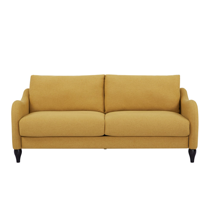 Reno Upholstered Sofa: Plush Comfort with Stylish Design  Removable Cushions, Solid Wood Legs for Ultimate Relaxation Image 6
