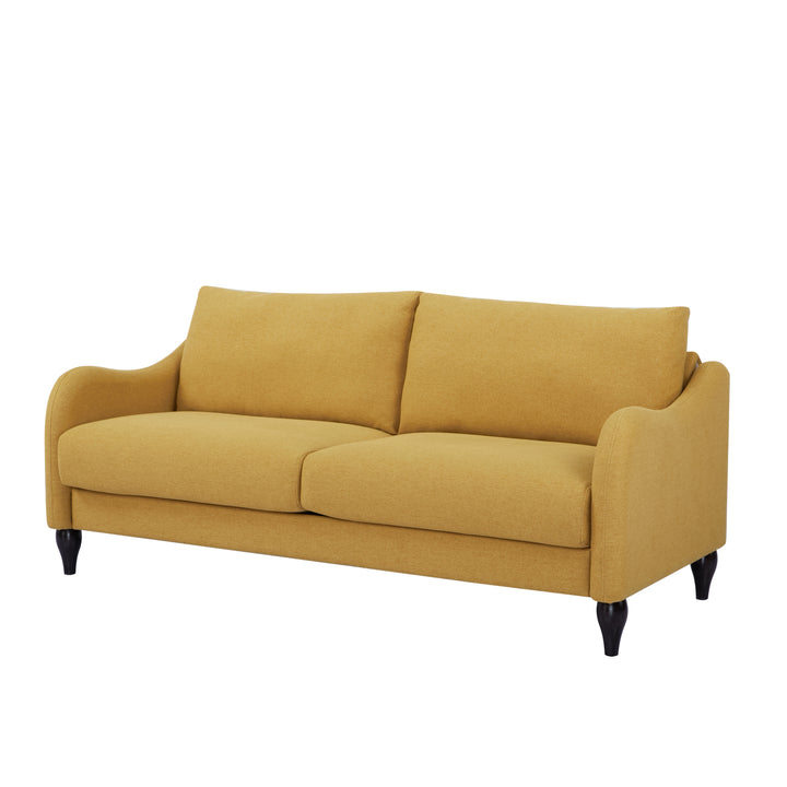 Reno Upholstered Sofa: Plush Comfort with Stylish Design  Removable Cushions, Solid Wood Legs for Ultimate Relaxation Image 7