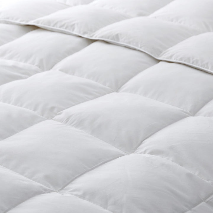 All Seasons White Goose Feather Comforter - Luxurious and Versatile Duvet Insert Image 5
