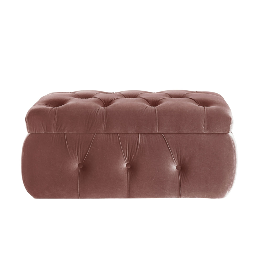 Ishan Ottoman-Upholstered-Button Tufted-Storage Image 8