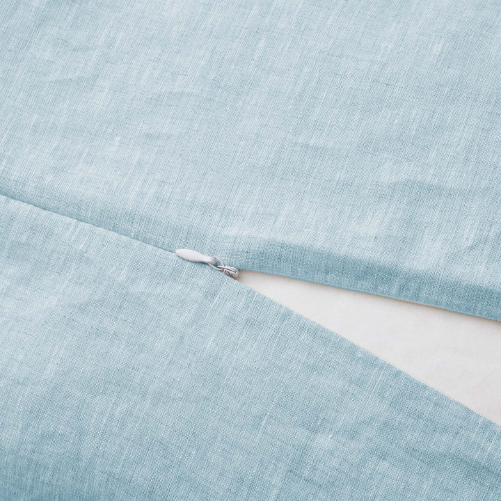 Premium Flax Linen Duvet Cover Set with Pillow Shams Breathable Moisture Wicking Bedding Set Image 7