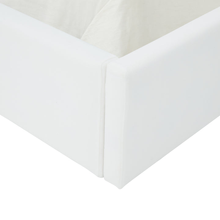 SAFAVIEH COUTURE OLIVIANNA LOW PROFILE BED Ivory Image 5