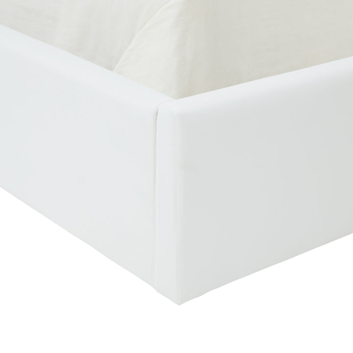 SAFAVIEH COUTURE JAYBELLA LOWPROFILE TUFTED BED Ivory Image 5
