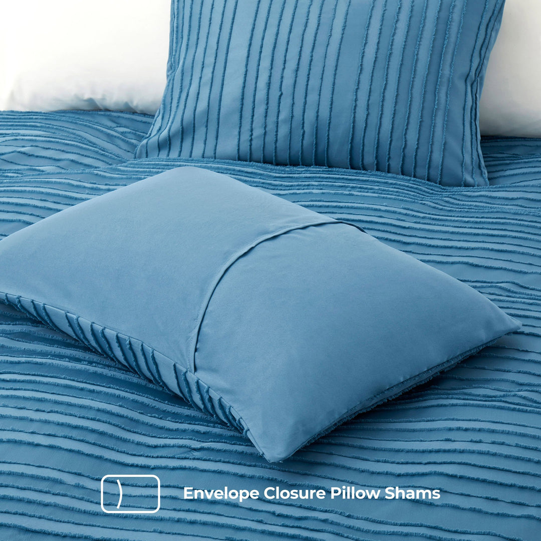 3 Piece Duvet Cover Set with Shams, Luxury Bedding Soft Microfiber Image 3