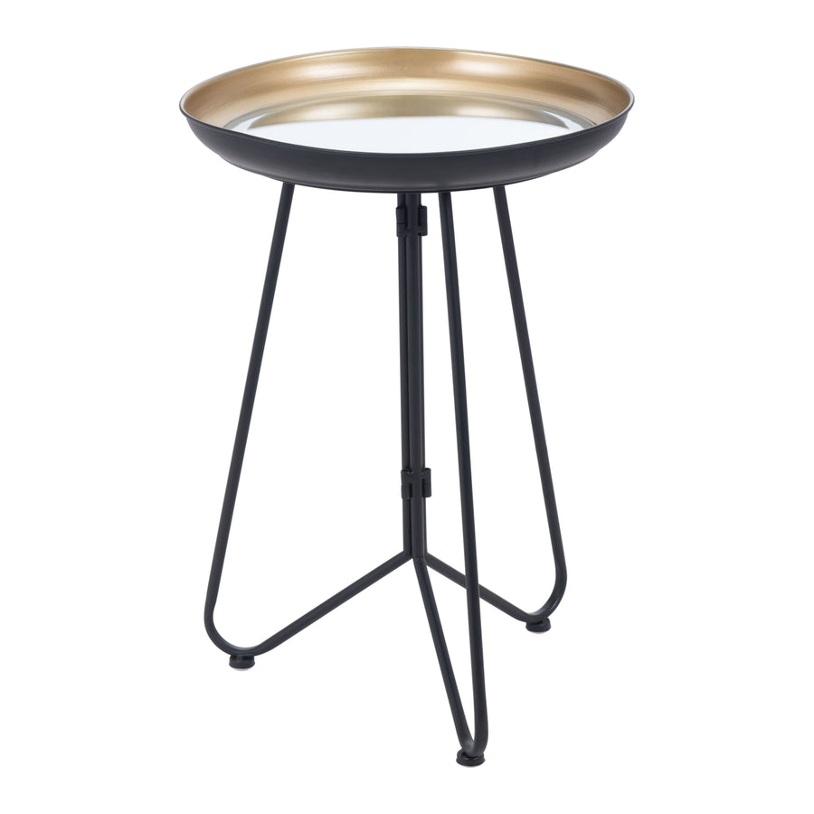 Foley Accent Table Gold and Black Image 1