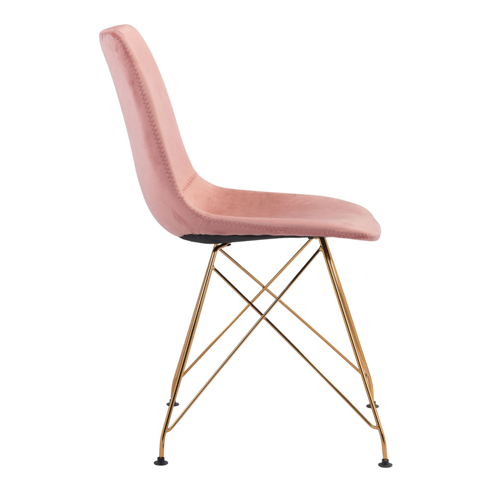 Parker Dining Chair (Set of 4) Pink Image 2