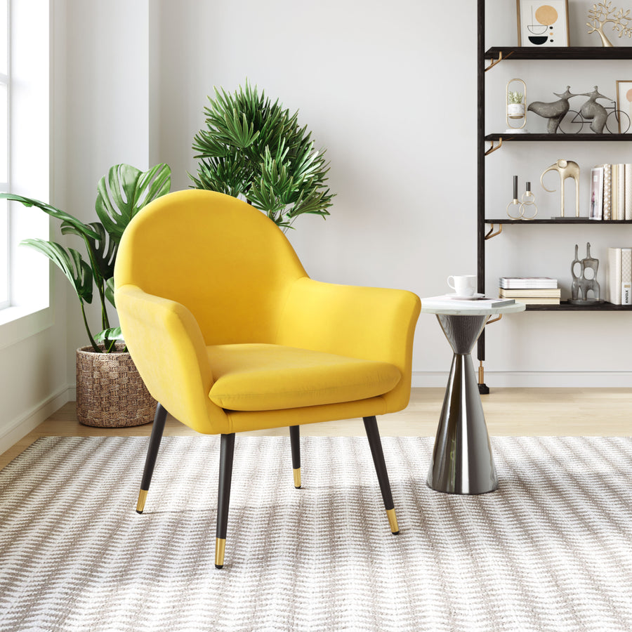 Alexandria Accent Chair Yellow Image 1