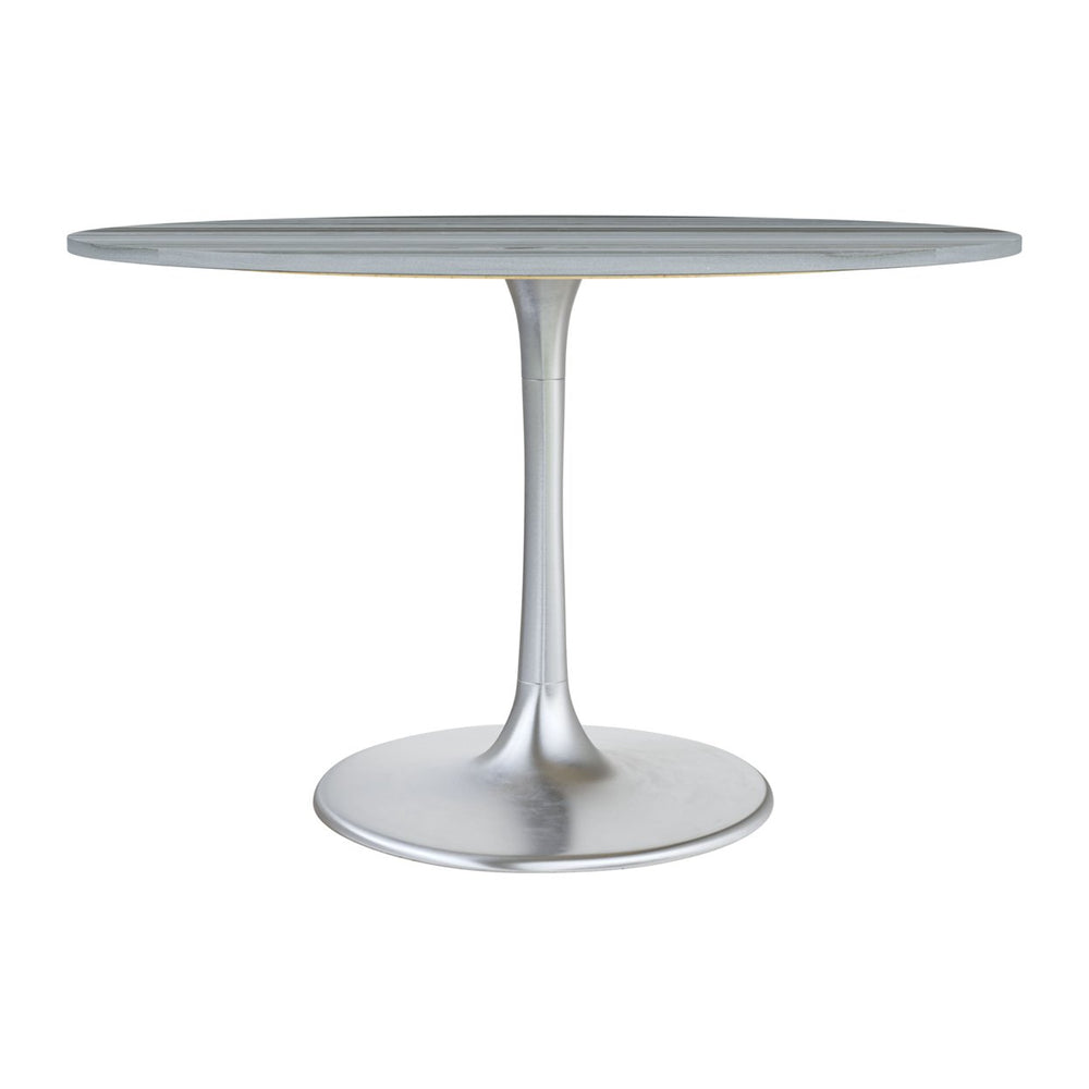 Star City Dining Table Gray and Silver Image 2