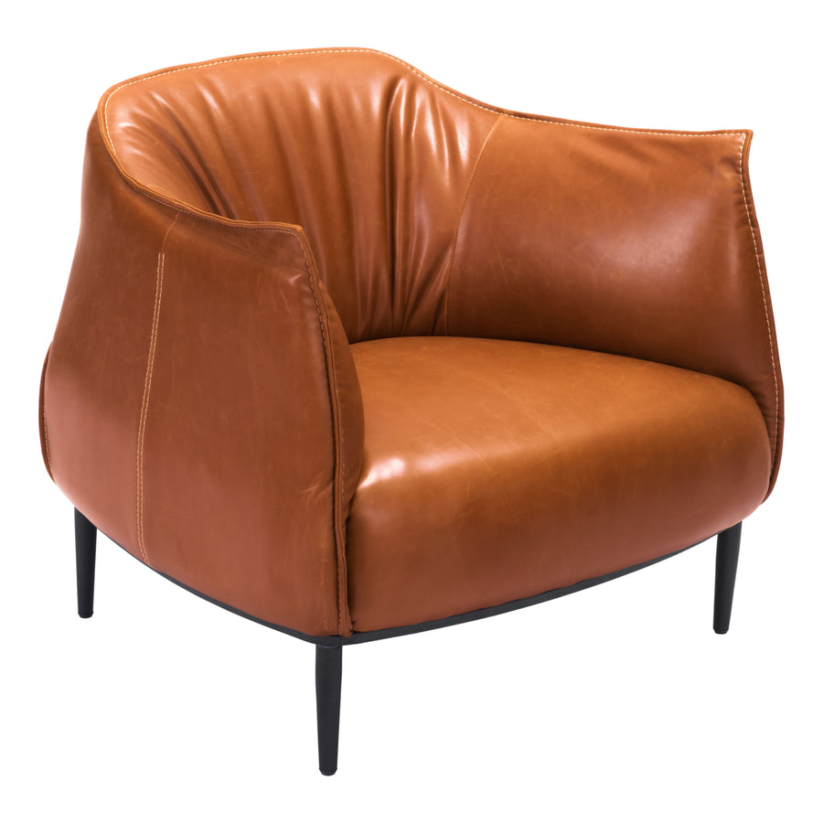 Julian Accent Chair Brown Image 1