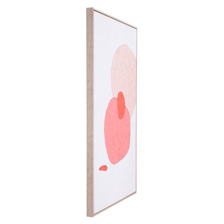 Pink Geode Canvas Wall Art Multicolor Image 4