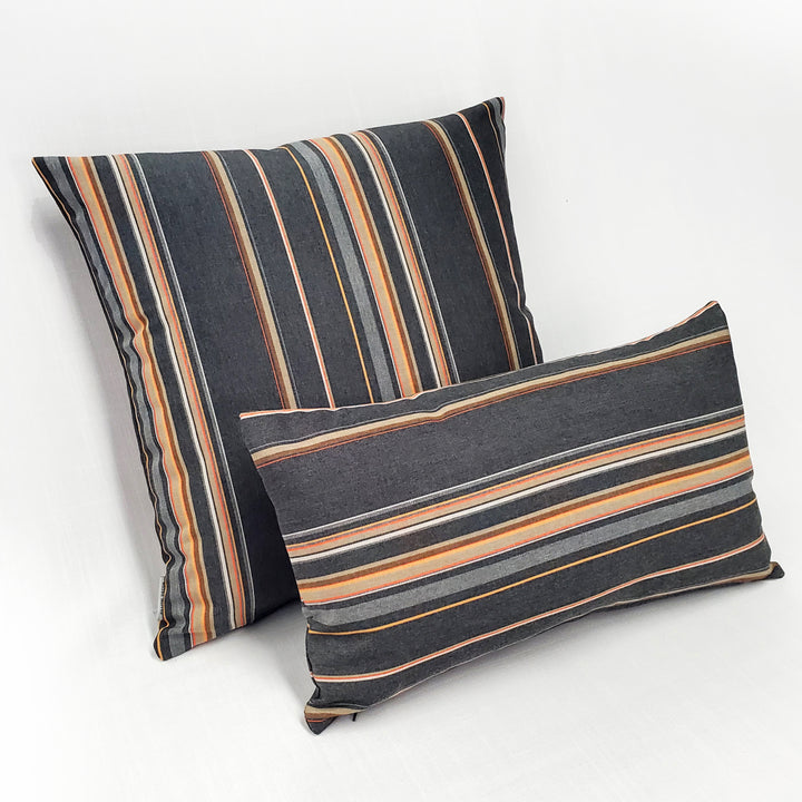 Sunbrella Stanton Greystone Outdoor Pillow 12x19, with Polyfill Insert Image 4