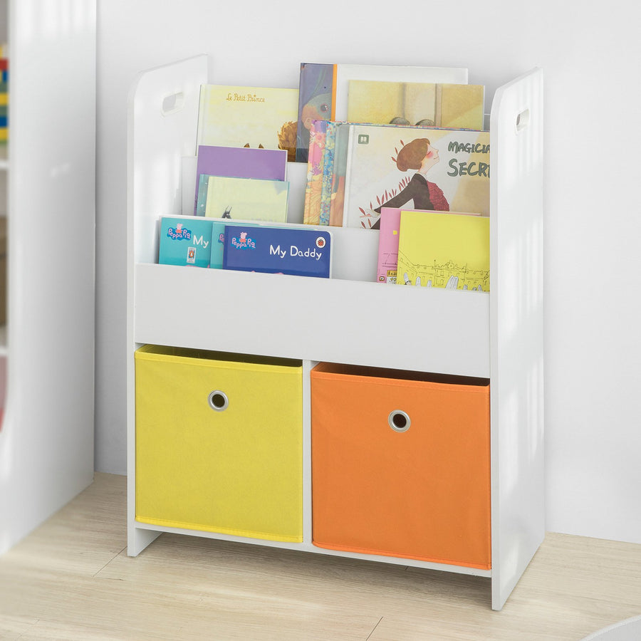 Haotian KMB27-W, Children Bookcase Book Shelf Storage Display Image 1
