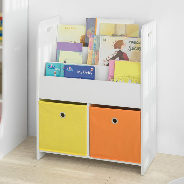 Haotian KMB27-W, Children Bookcase Book Shelf Storage Display Image 1