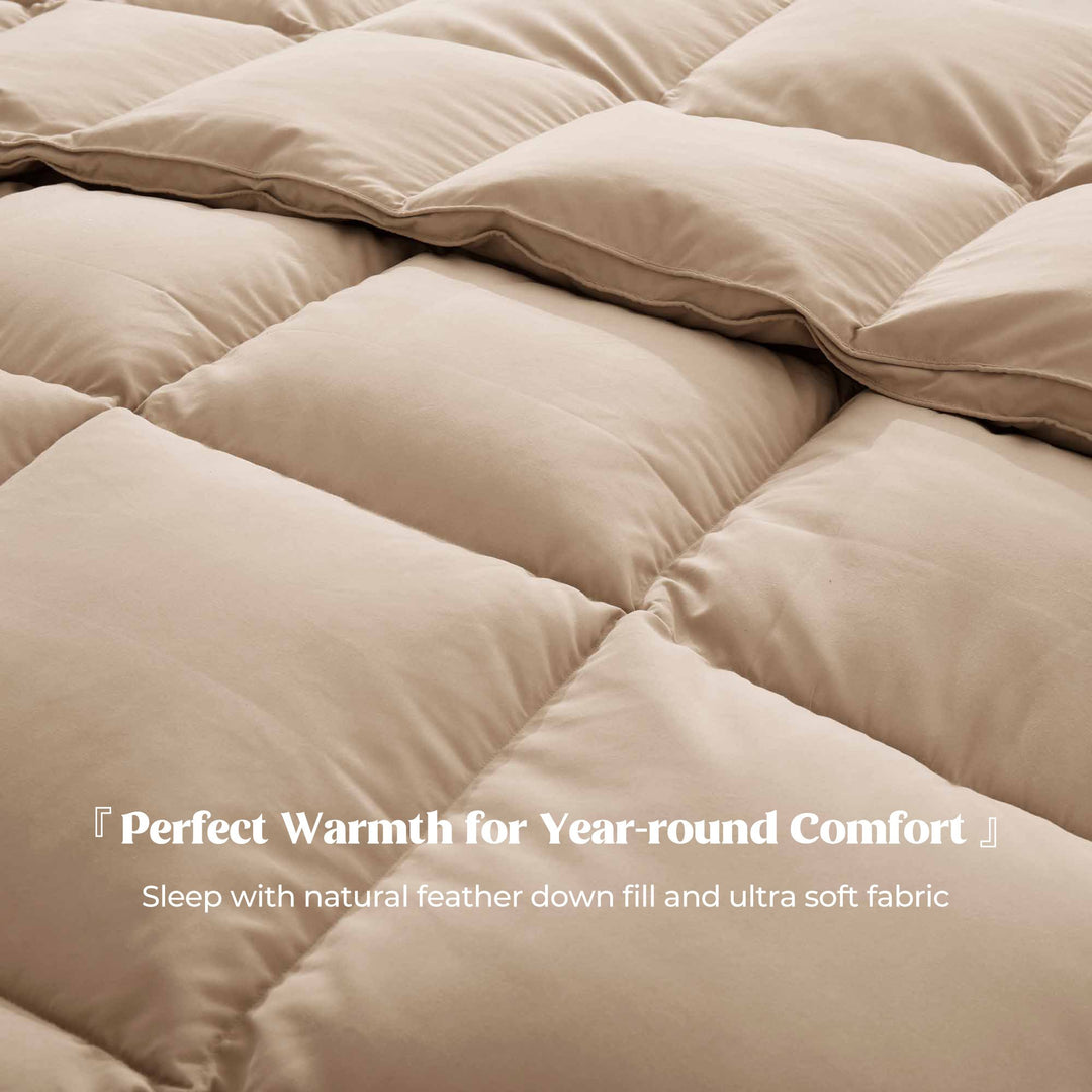 Medium Weight Goose Feather and Down Comforter Image 7