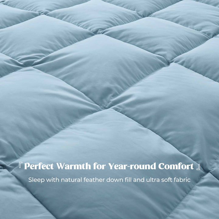 Medium Weight Goose Feather and Down Comforter Image 11