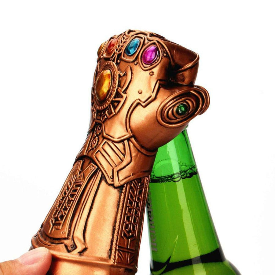 Eddieson Thanos Gauntlet Beer Bottle Opener, Cool Bottle Opener Personalized Desktop Cool Beer Opener for Bar Party Image 1
