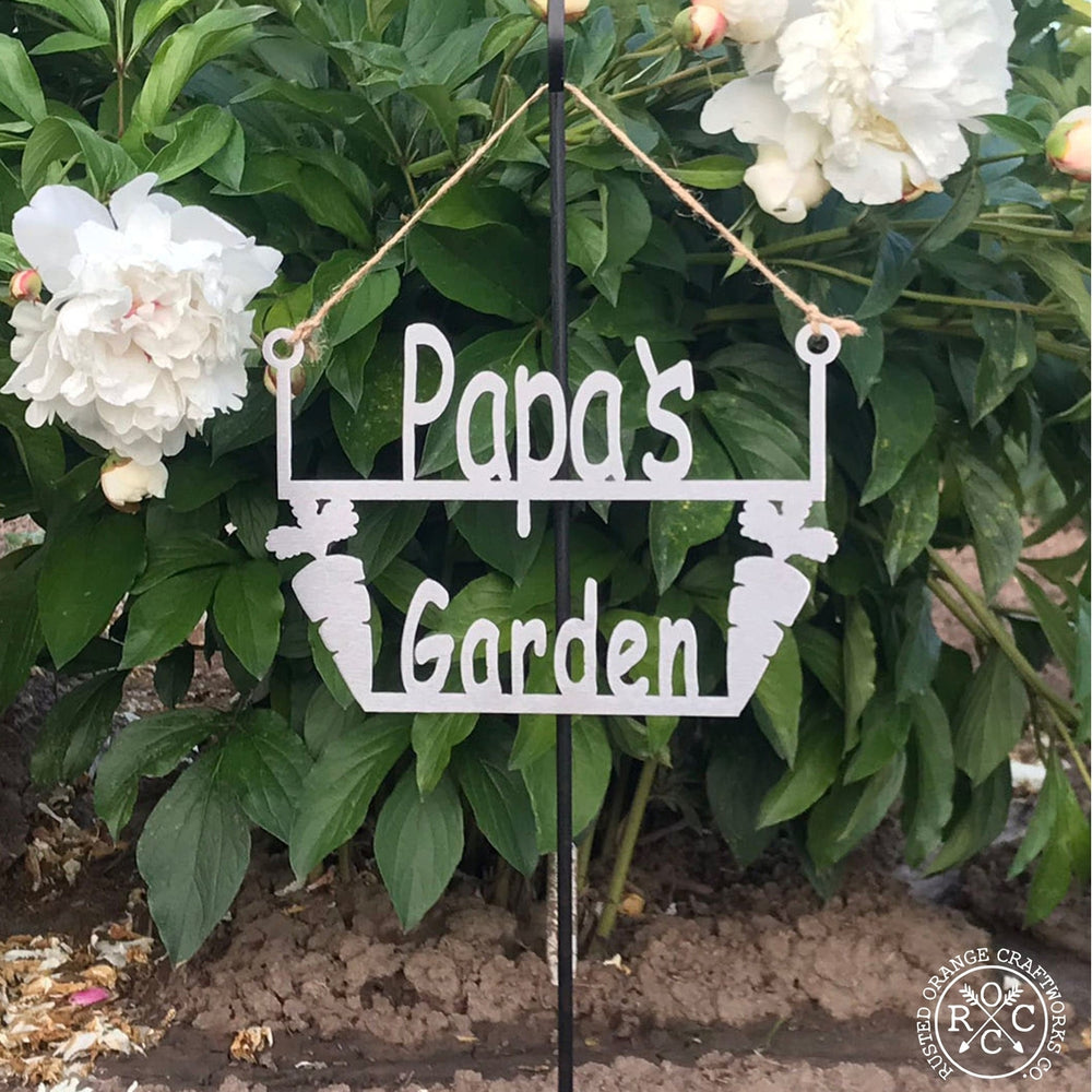 Garden Hanger Sign - 2 Styles - Decorative Garden Signs Gifts for Men and Women Image 2