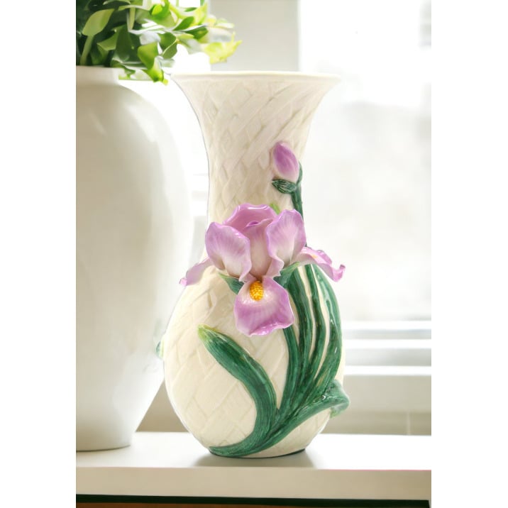 Ceramic Iris Flower Vase, Home Dcor, , , Kitchen Dcor, Image 1