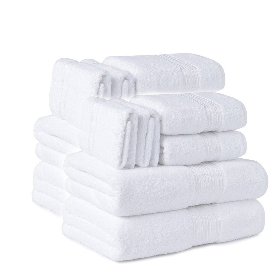 12-Piece Towel Set 100% Ringspun Cotton Image 1