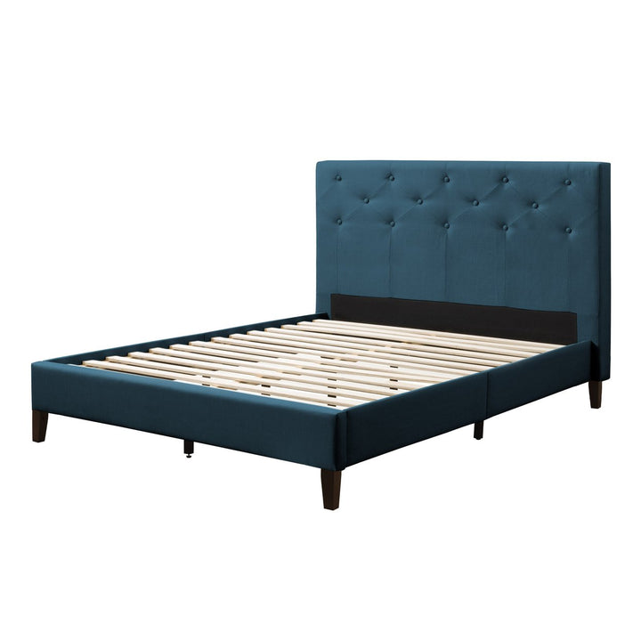 CorLiving Nova Ridge Tufted Upholstered Bed, Double/Full Image 1