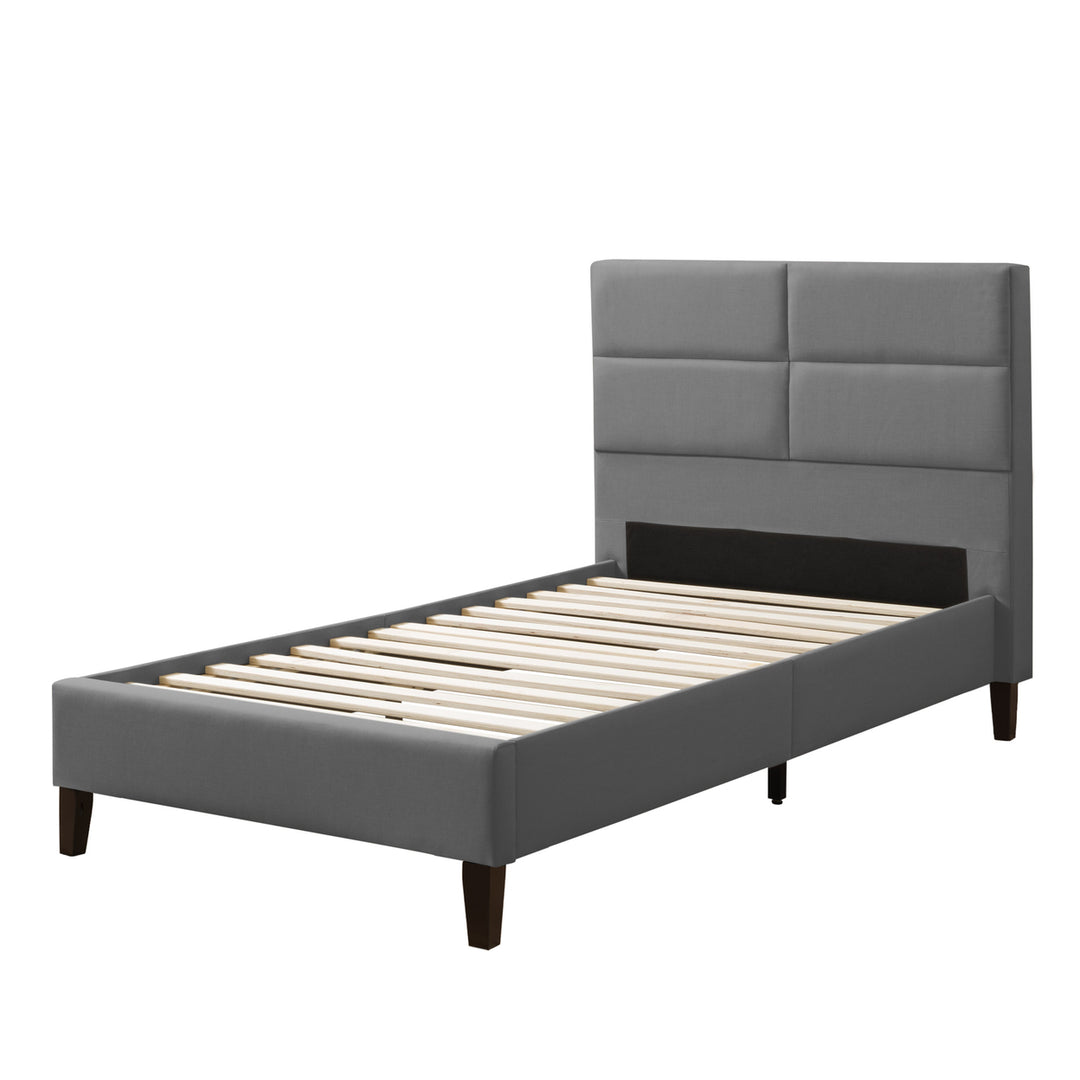 CorLiving Bellevue Upholstered Panel Bed, Twin/Single Image 8